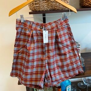 NWT Cider Plaid Shorts (read description)